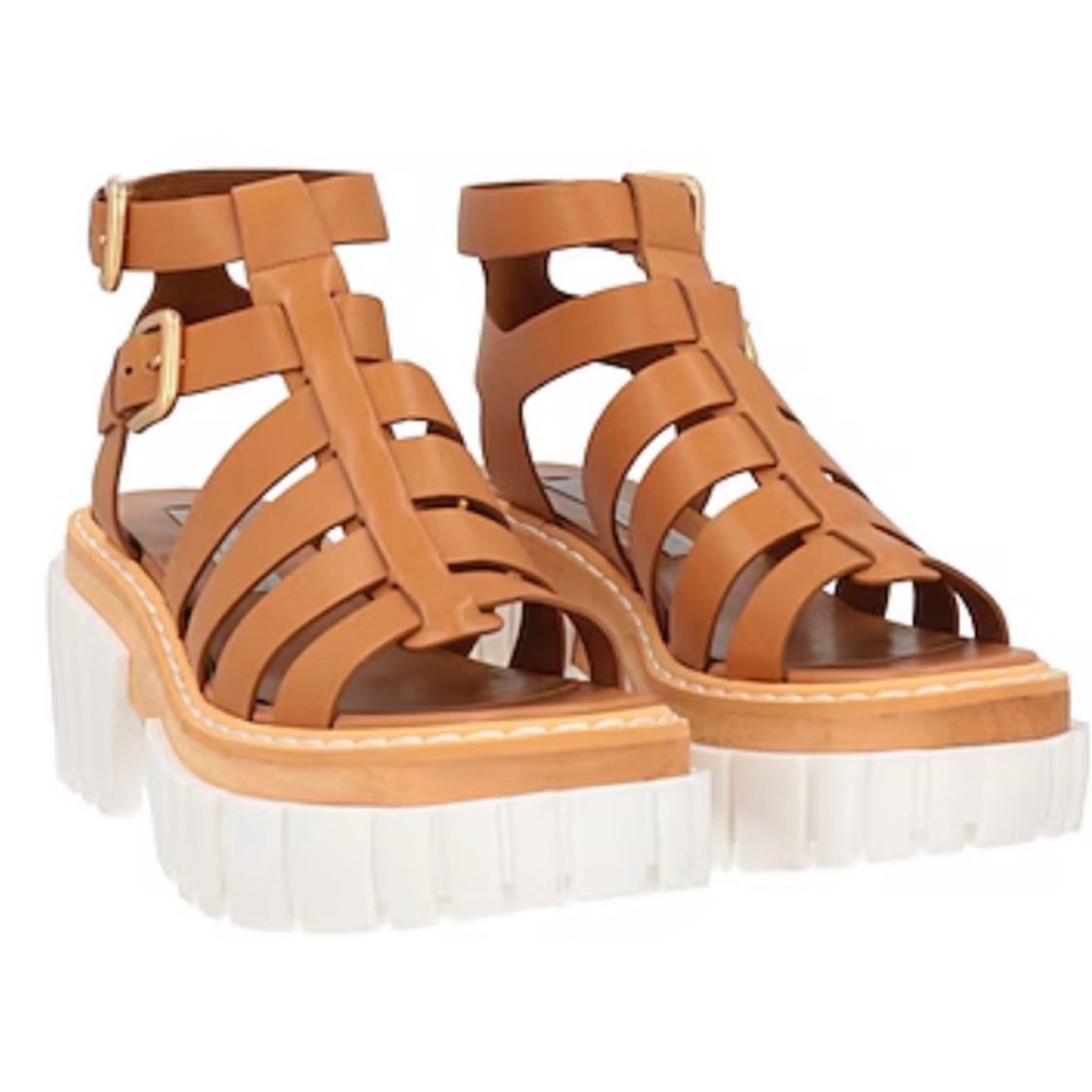 Pristine Condition Stella McCartney Emilie Platform Gladiator Sandals 6/36